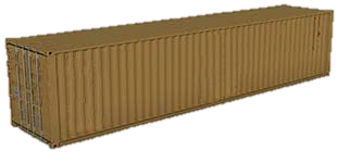 40' standard container